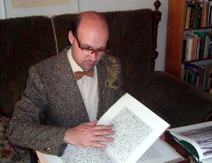 Professor Mingau beim Studieren